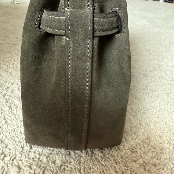 Coach Suede Empire 28 Satchel in Olive Green - Picture 7 of 12